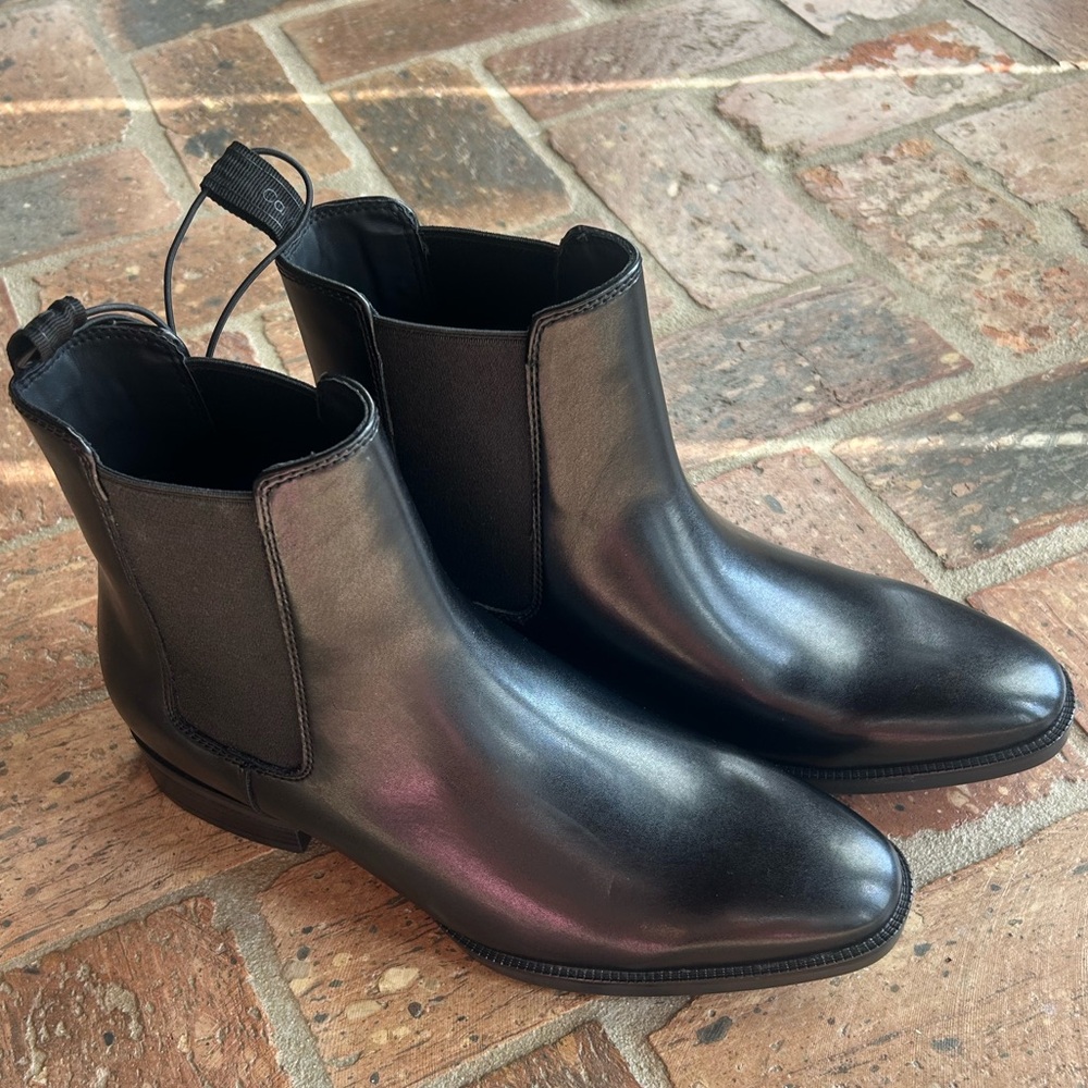 Calvin Klein Black Chelsea Boots Men’s US 9.5
